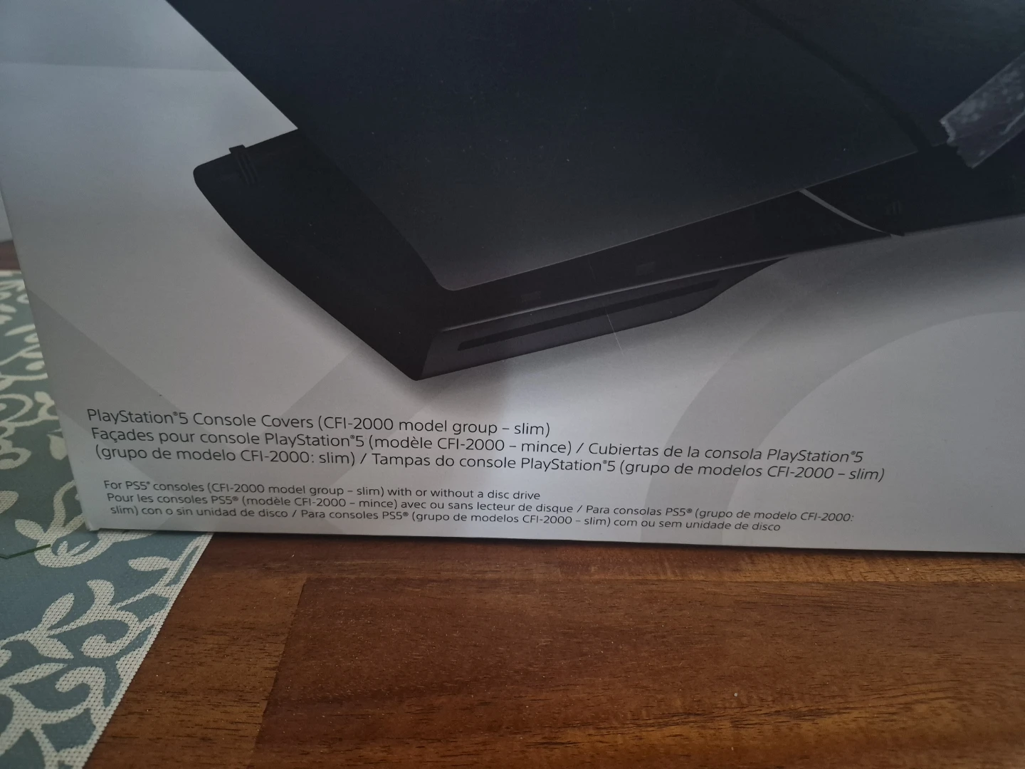 Playstation PS5 Slim Midnight Black Console Cover - photo 2