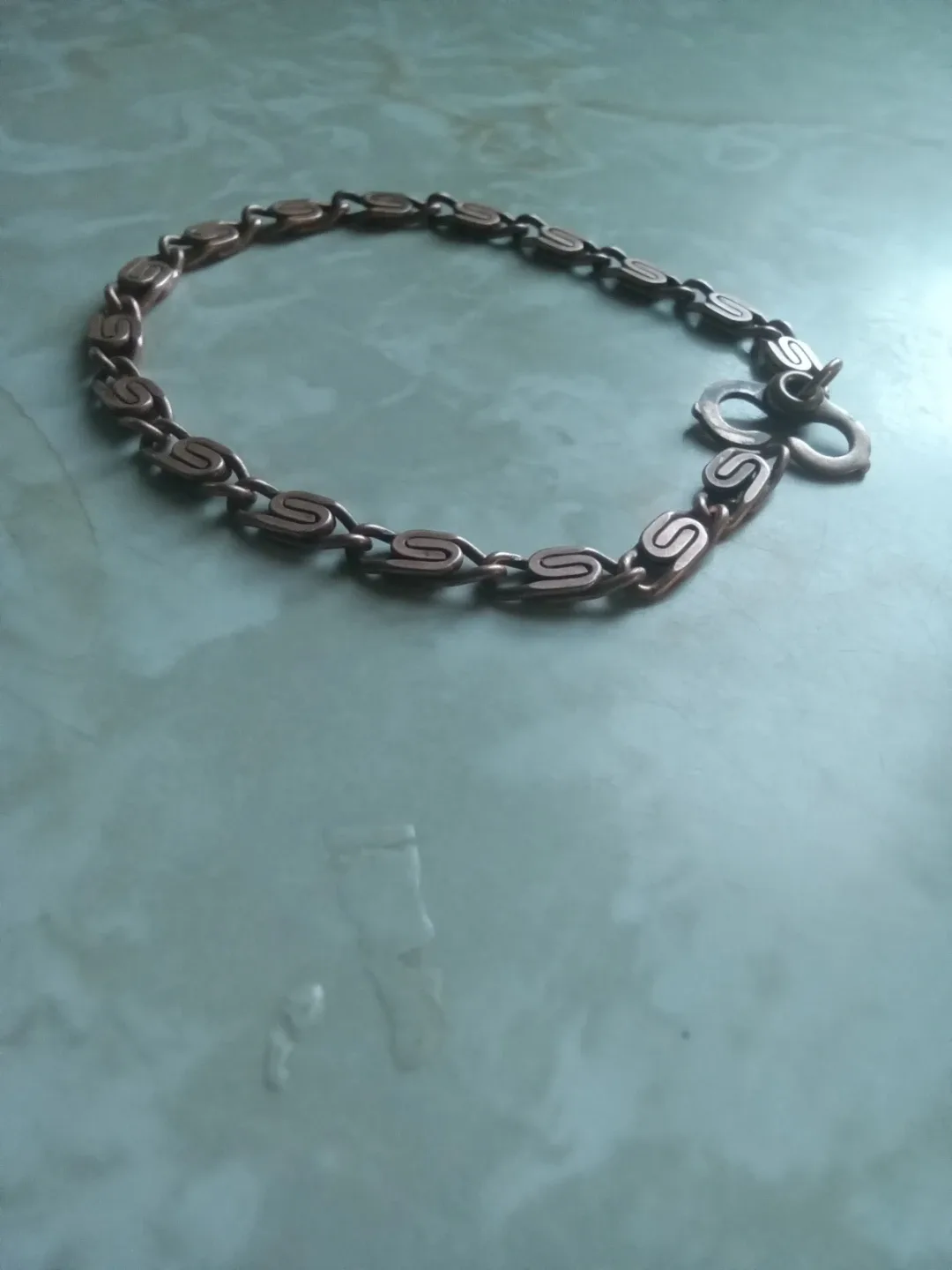 Vintage Copper S Link Bracelet image indicator(2)