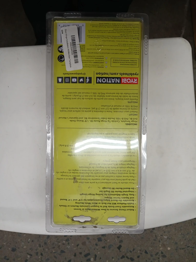 Ryobi Door Hinge Installation Kit - New