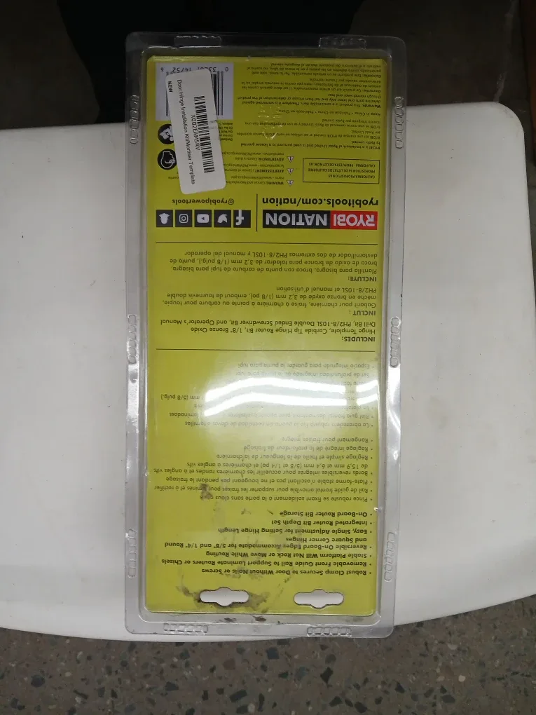 Ryobi Door Hinge Installation Kit - New