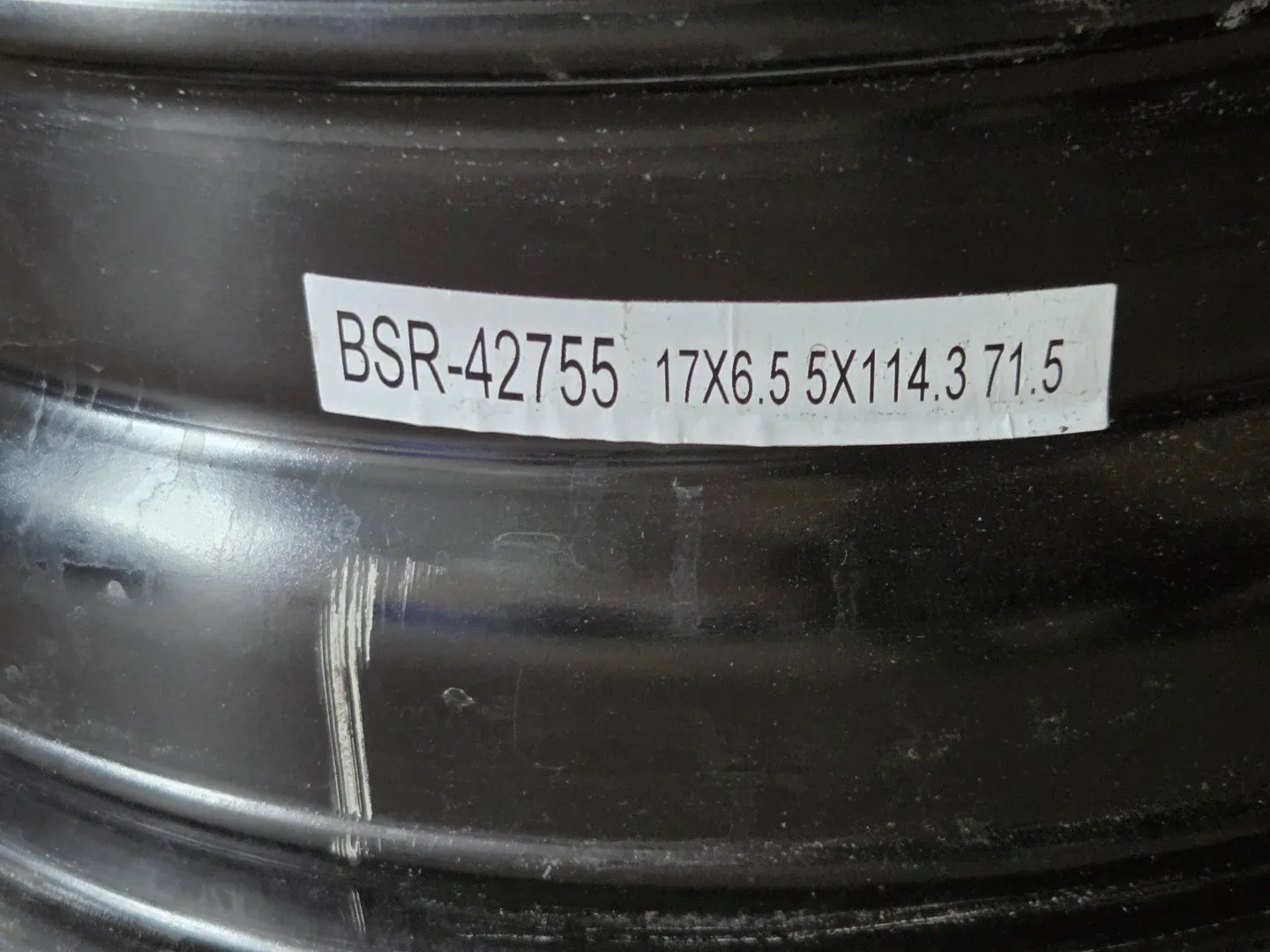 Selling 4 Steel Rims (BSR-42755) image indicator(3)