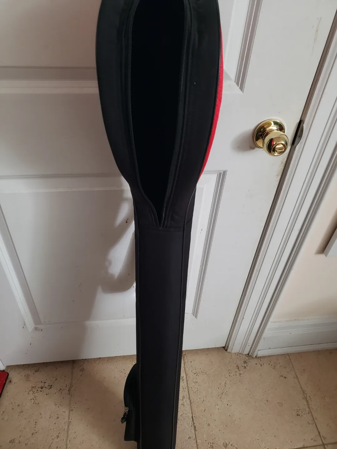 Alpha Golf Club Travel Bag - Red & Black