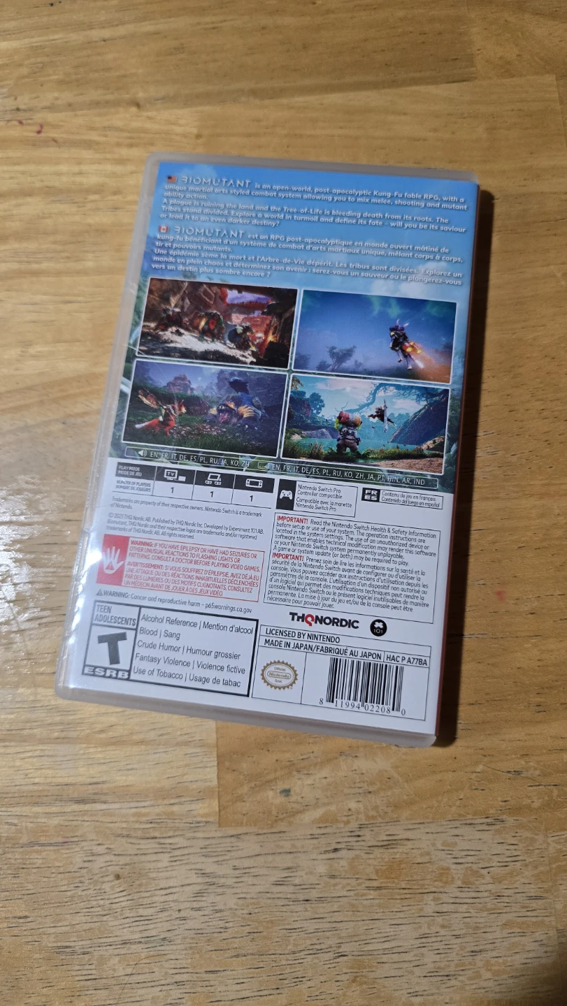Biomutant Nintendo Switch Game - photo 2