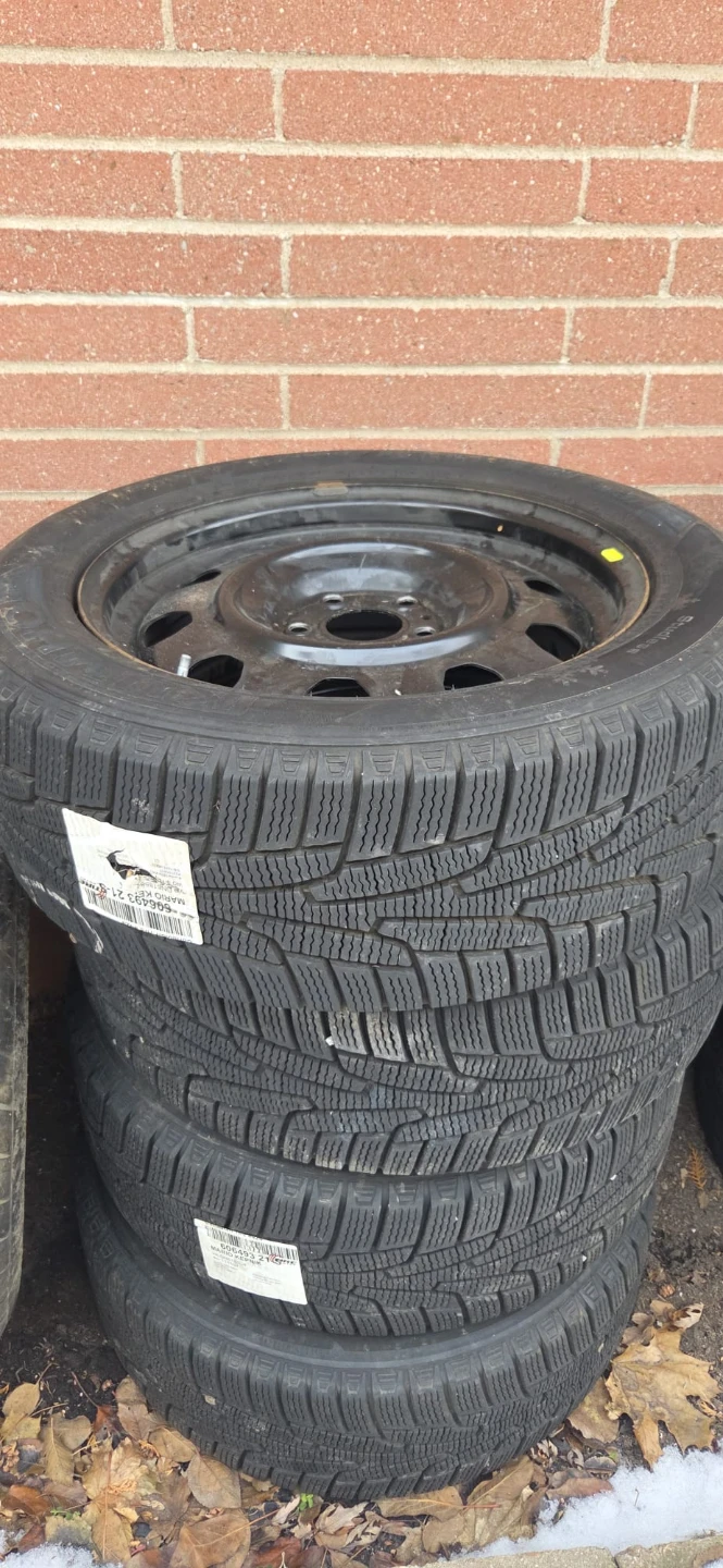 Set of Winter Tires 225. 55 17