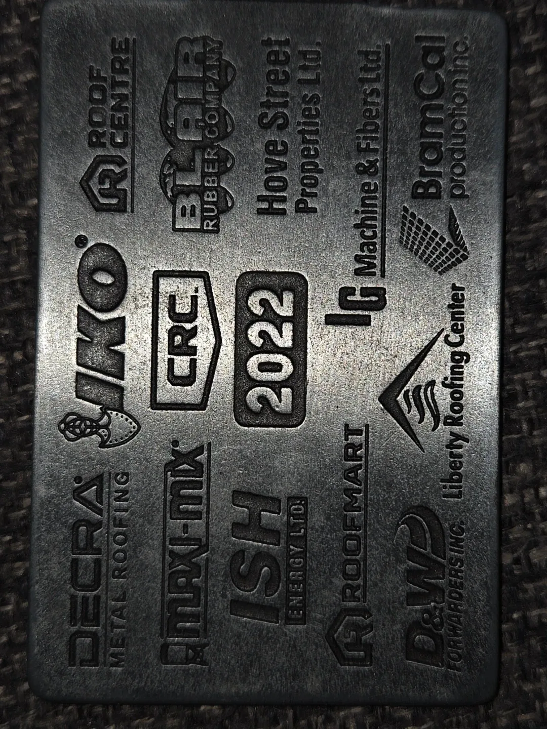 Roofing Company Luggage Tag