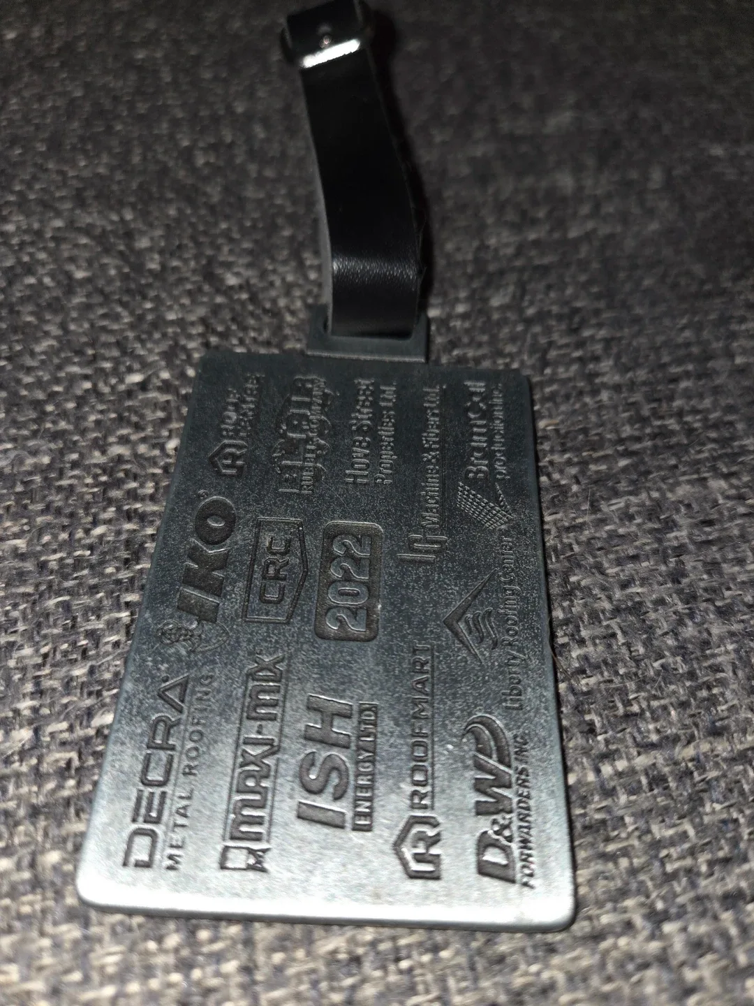 #Cleanout Roofing Company Luggage Tag image indicator(4)