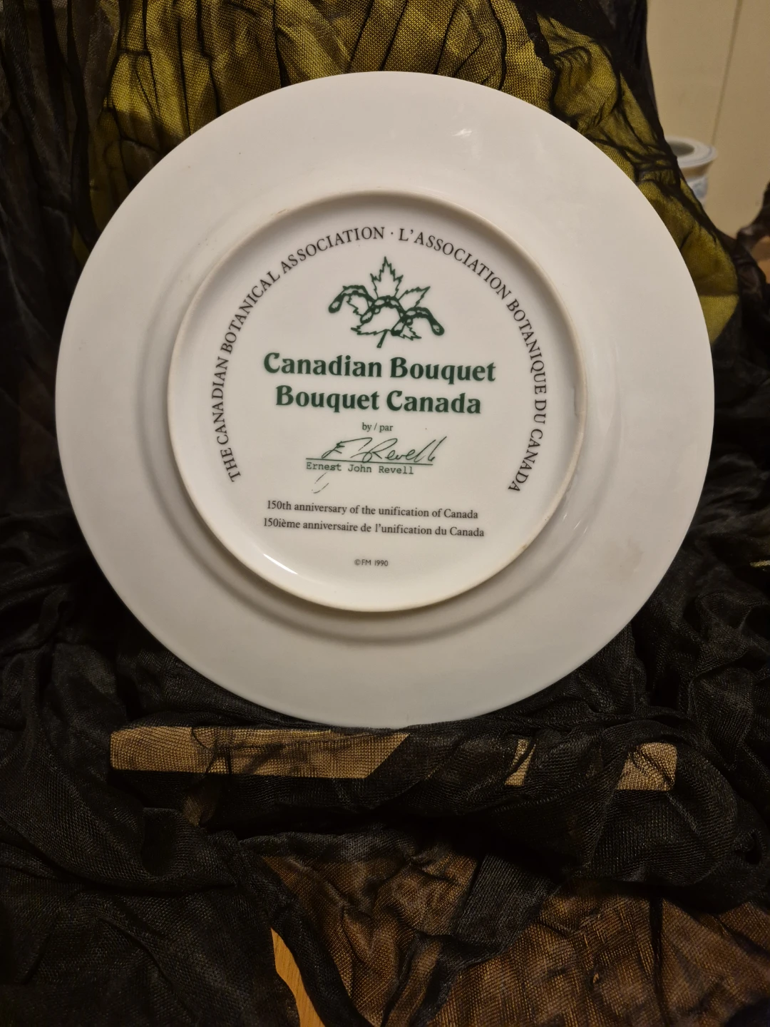 Canadian Bouquet Plate by Ernest John Revell - photo 2