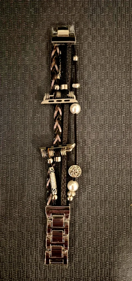 Luxury Leather Bands Compatible With Apple Watch 42mm NEW image indicator(3)