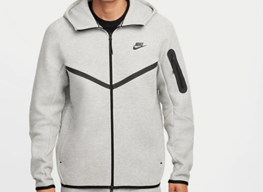 Men's Grey Nike Tech Fleece Suit