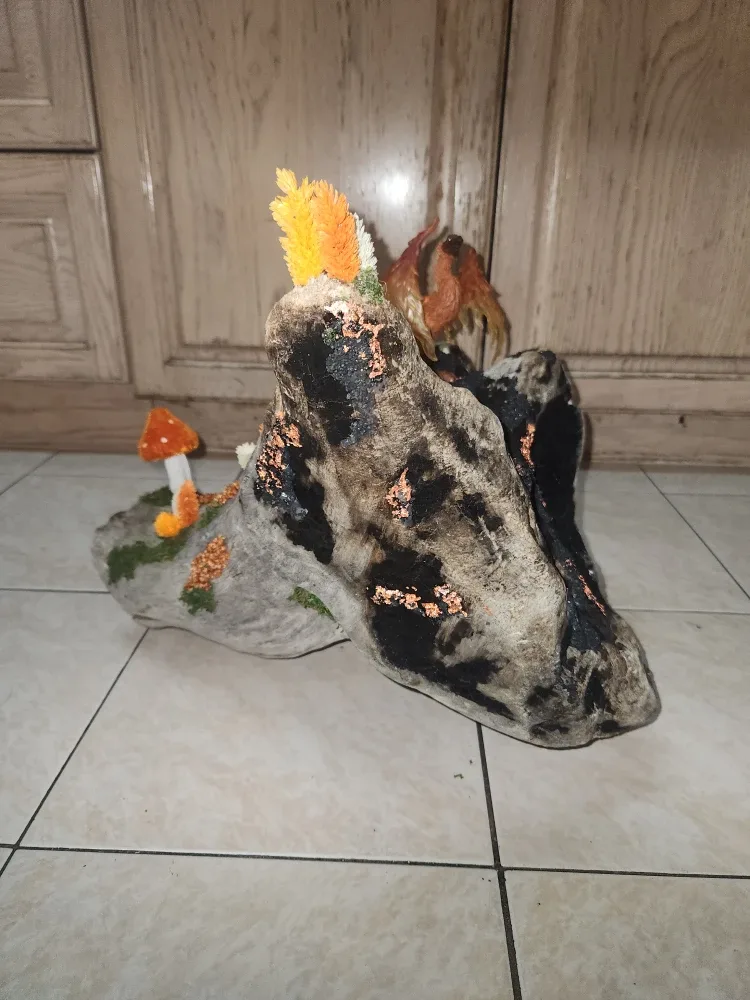 Driftwood Art with Phoenix Figurine image indicator(5)