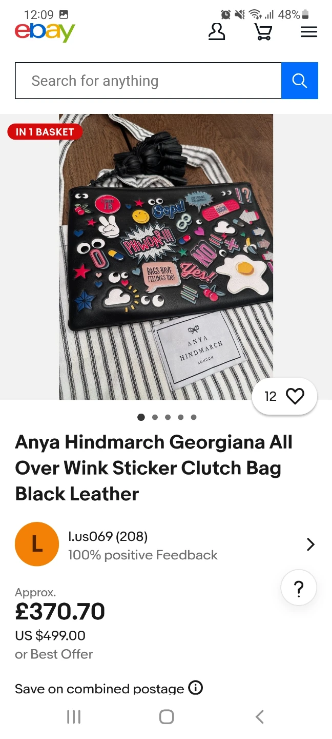 Anya Hindmarch Sticker Clutch Bag - photo 4
