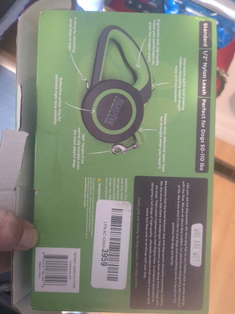New Mighty Paw Retractable Dog Leash 2.0 - photo 3