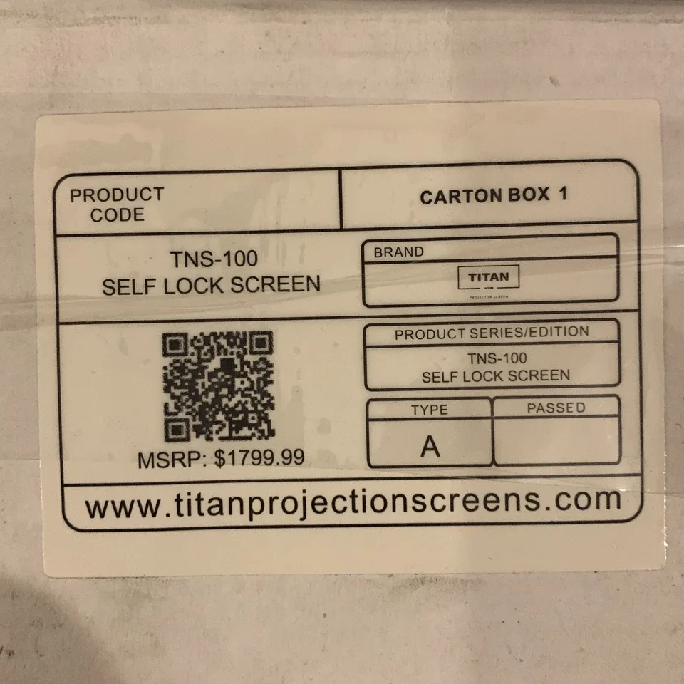 New 100" 8K UHD television - projector/screen/speakers/itpv image indicator(9)