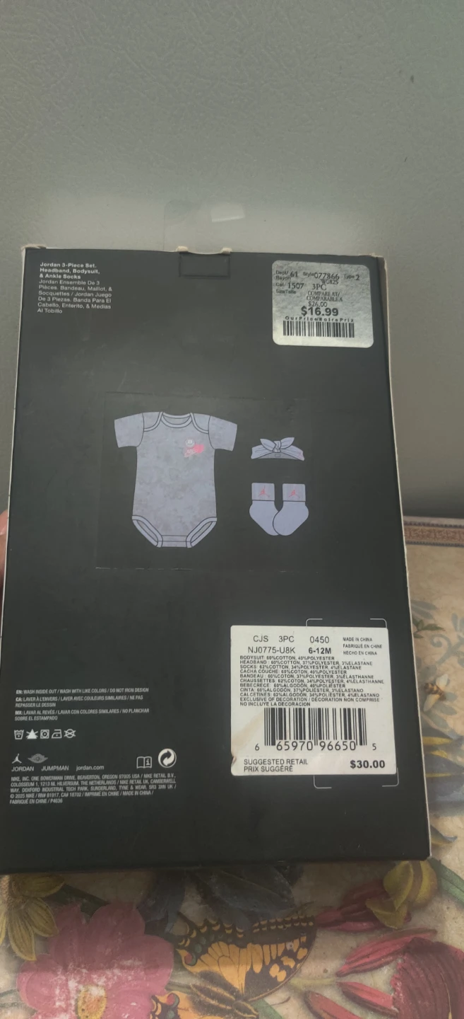 Jordan 3-Piece Set (6-12 Months) - photo 5