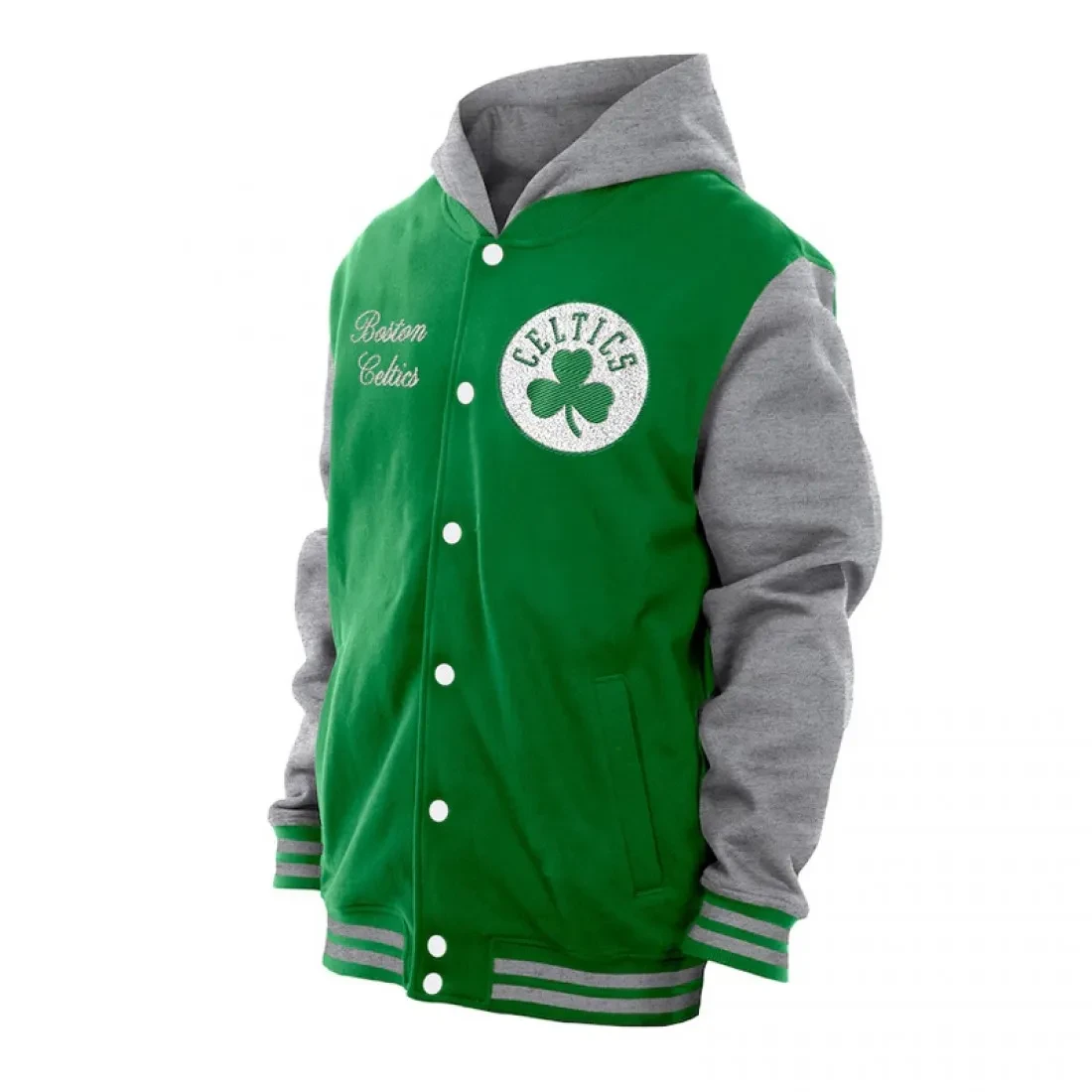 Boston Celtics Varsity Hoodie Jacket - photo 3