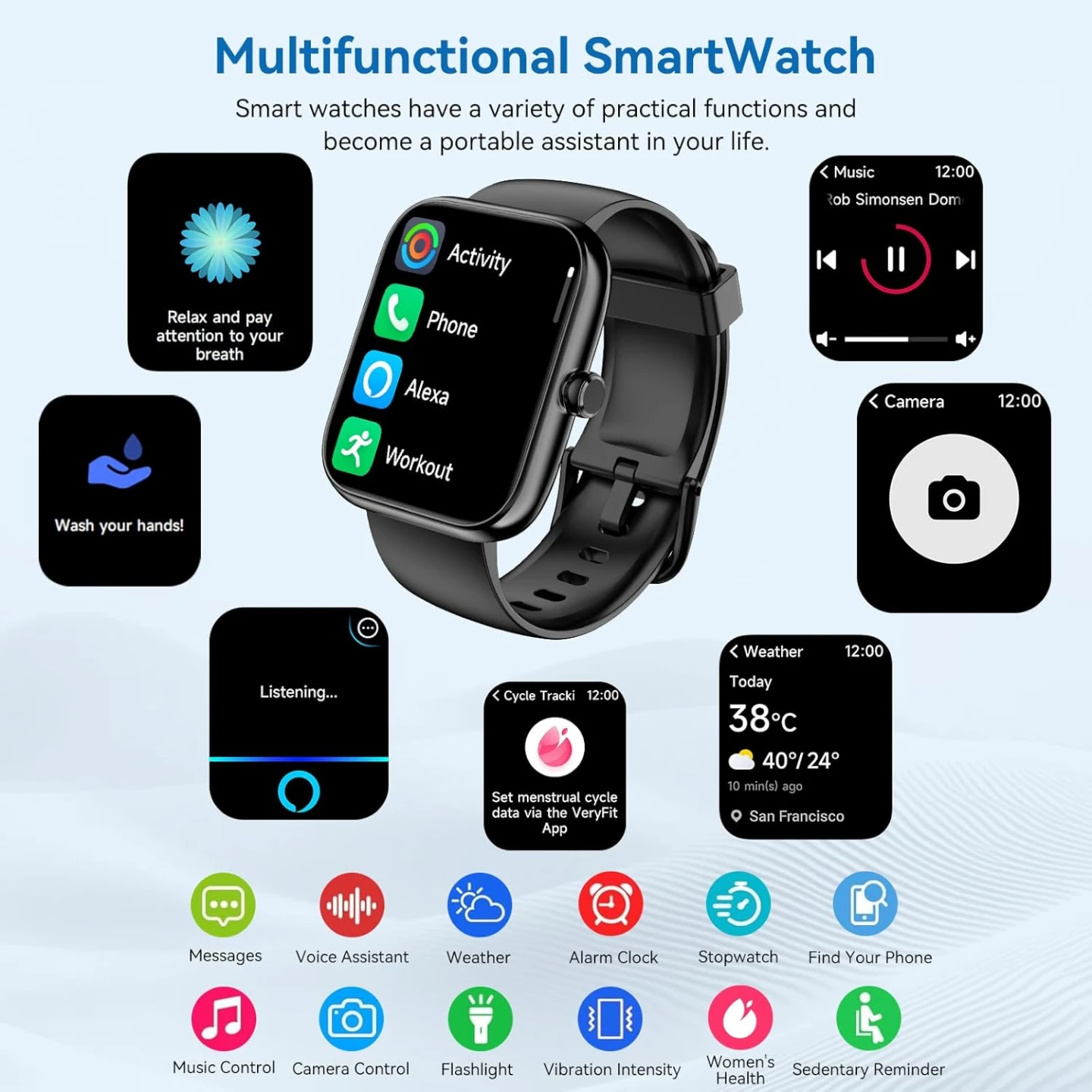 NEW Smart Watch with Alexa Built-in - photo 5