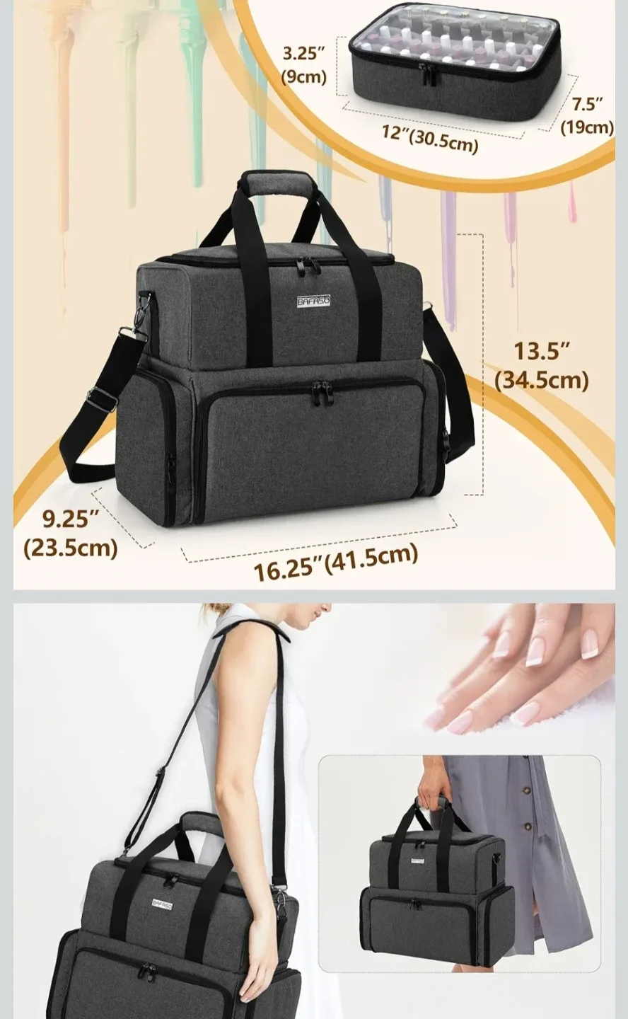 BAFASO Professional Makeup Train Case