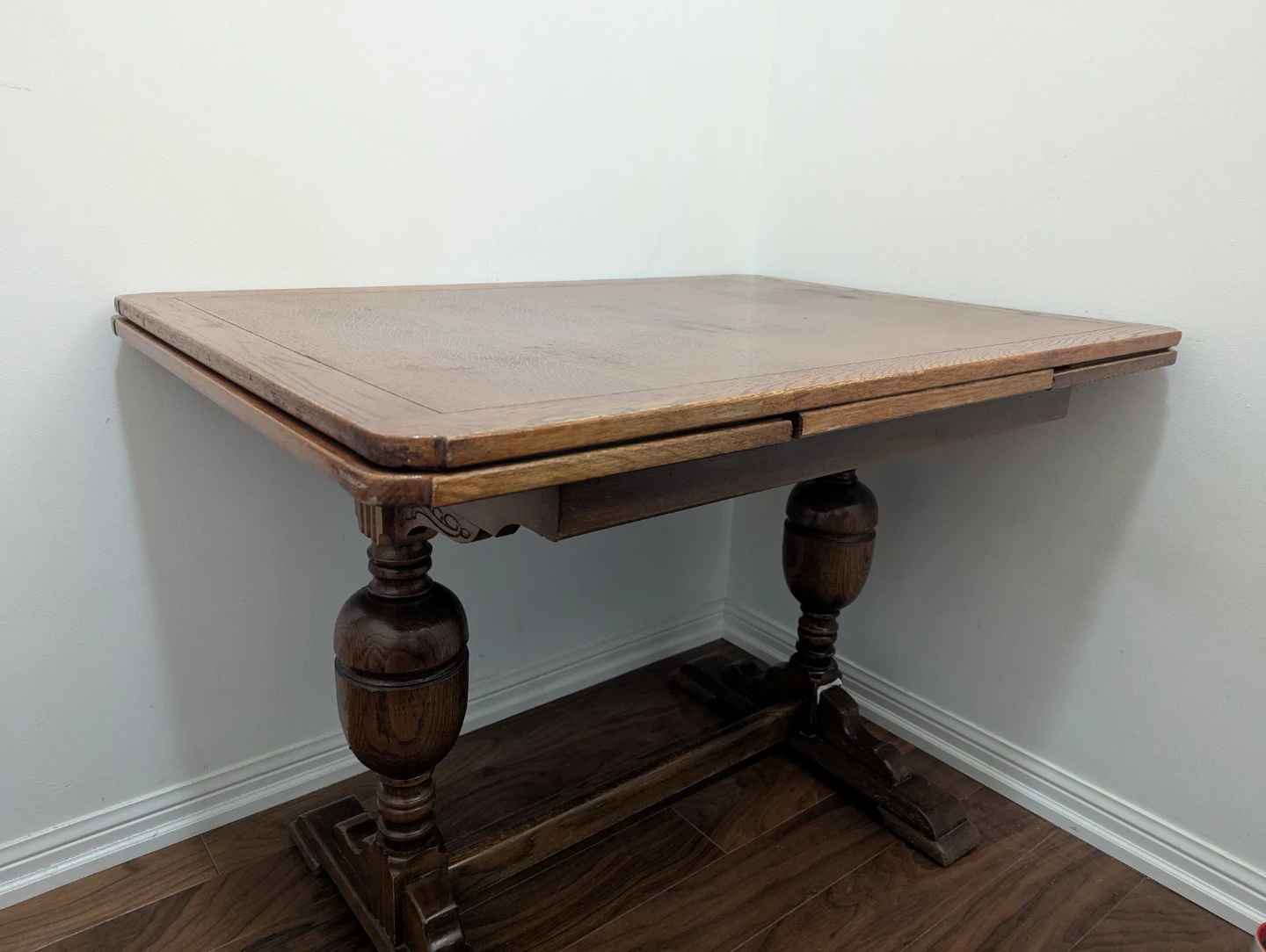 Antique LeBus Hill Dining Table & 4 Chairs (Restoration Project)