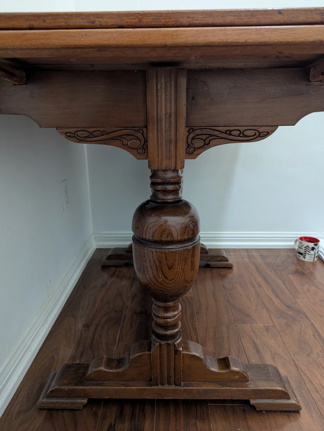 Antique LeBus Hill Dining Table & 4 Chairs (Restoration Project) - photo 5