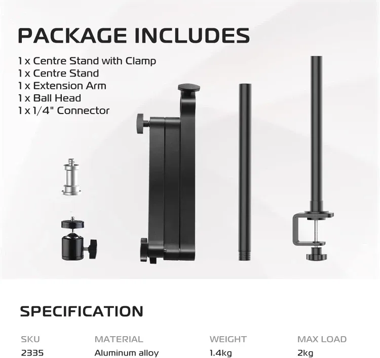 Desk Mount Stand - New in Box image indicator(3)