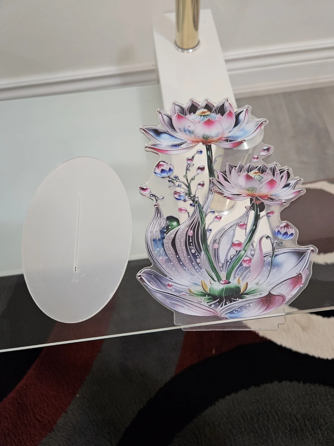 Lotus Flower Acrylic Stand Decor - photo 2