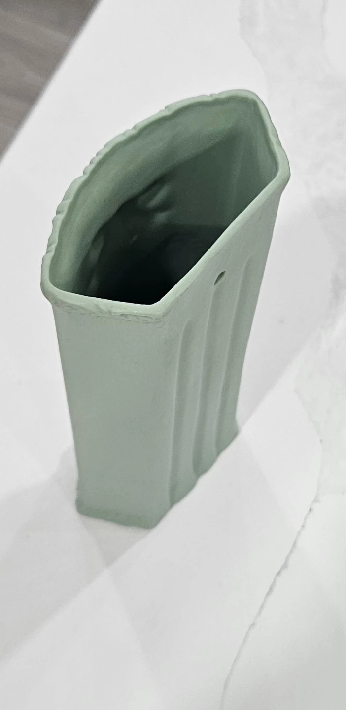 Vintage Wedgwood Style Green Jasperware Vase - photo 2