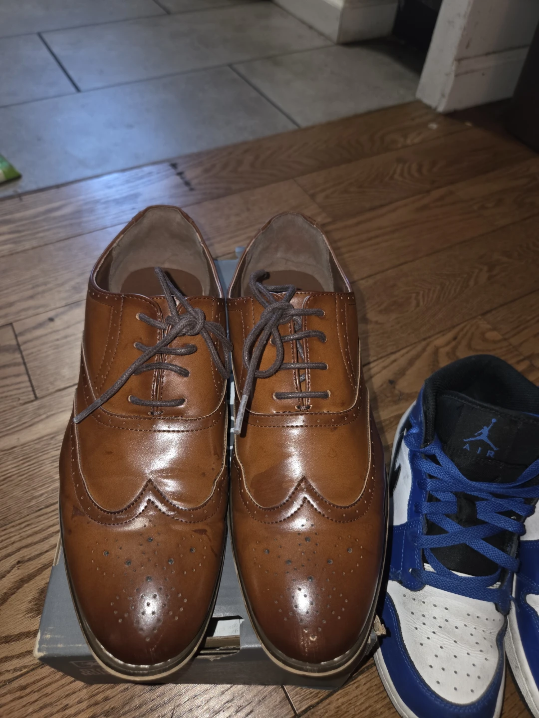 Stacy Adams Brown Leather Dress Shoes