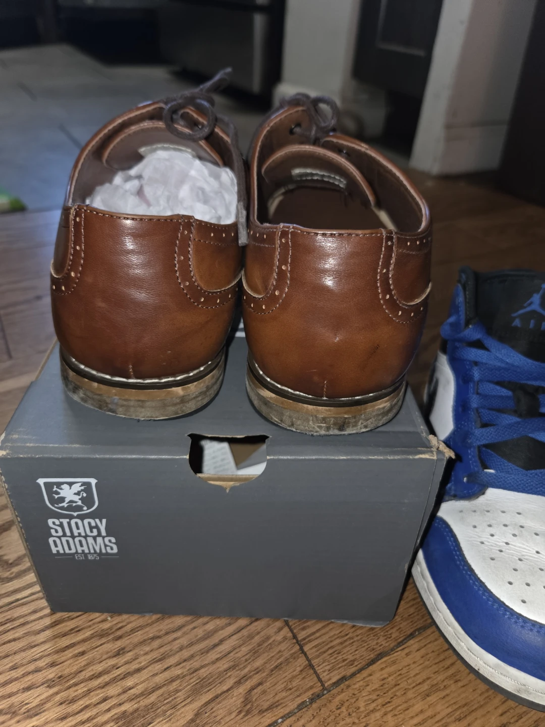Stacy Adams Brown Leather Dress Shoes - photo 3