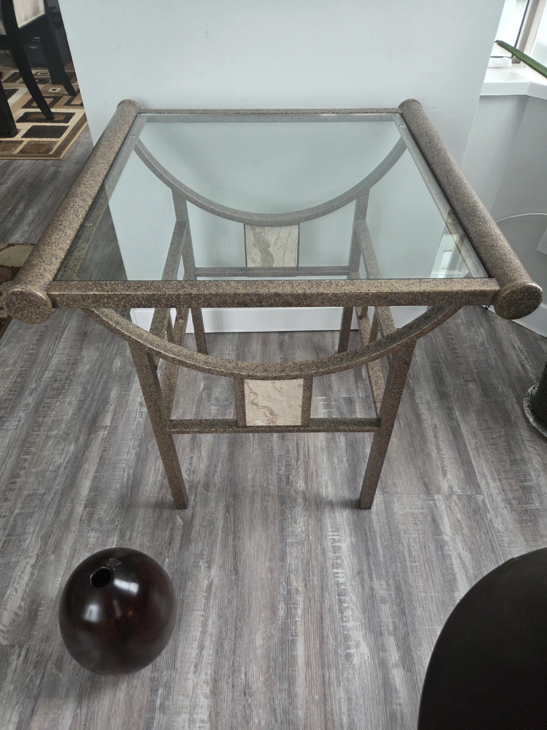 Glass Top Coffee Table and End Table Set
