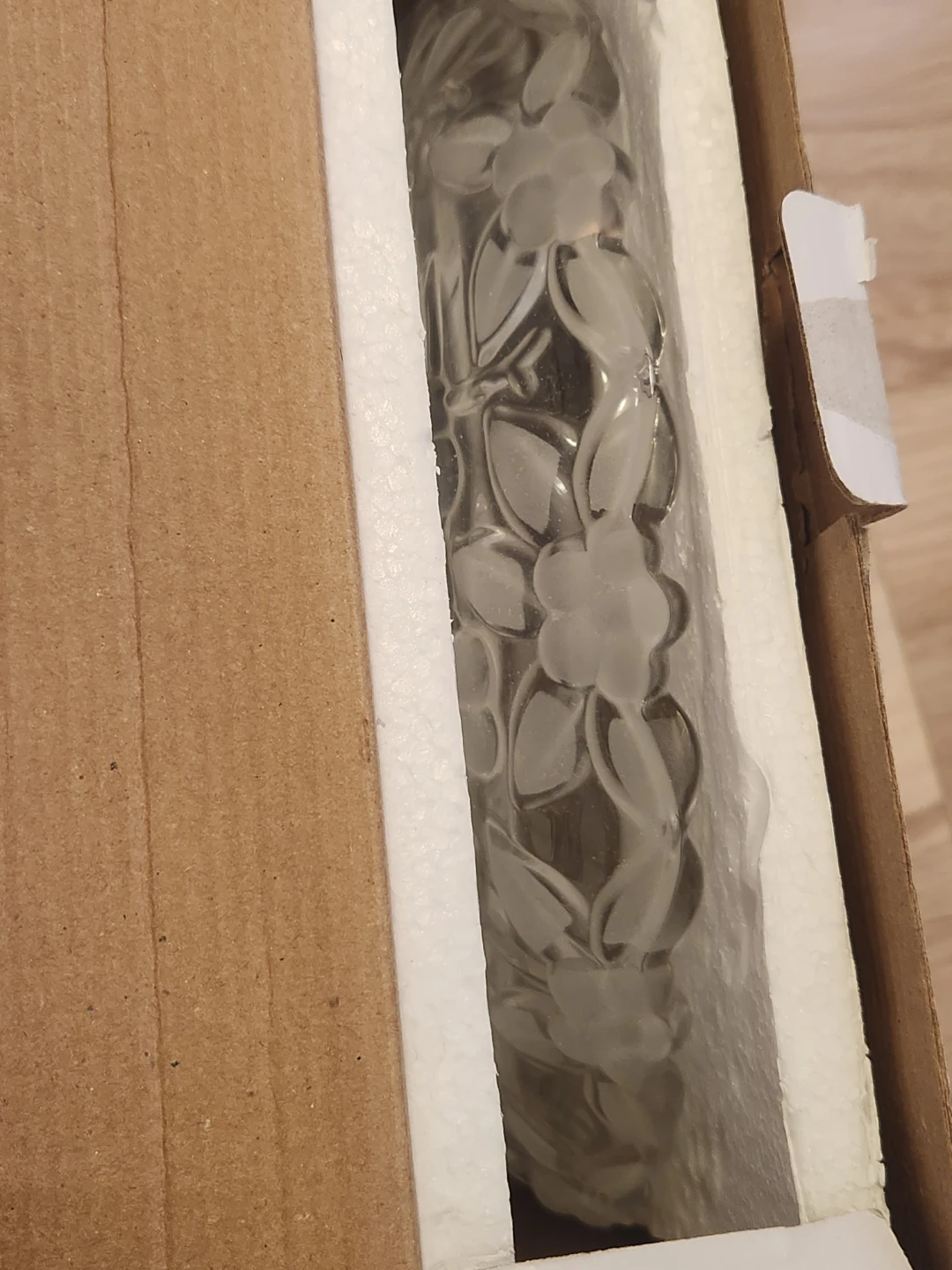 Sonata Round Frosted Glass Fruit Dish - New in Box! - photo 3
