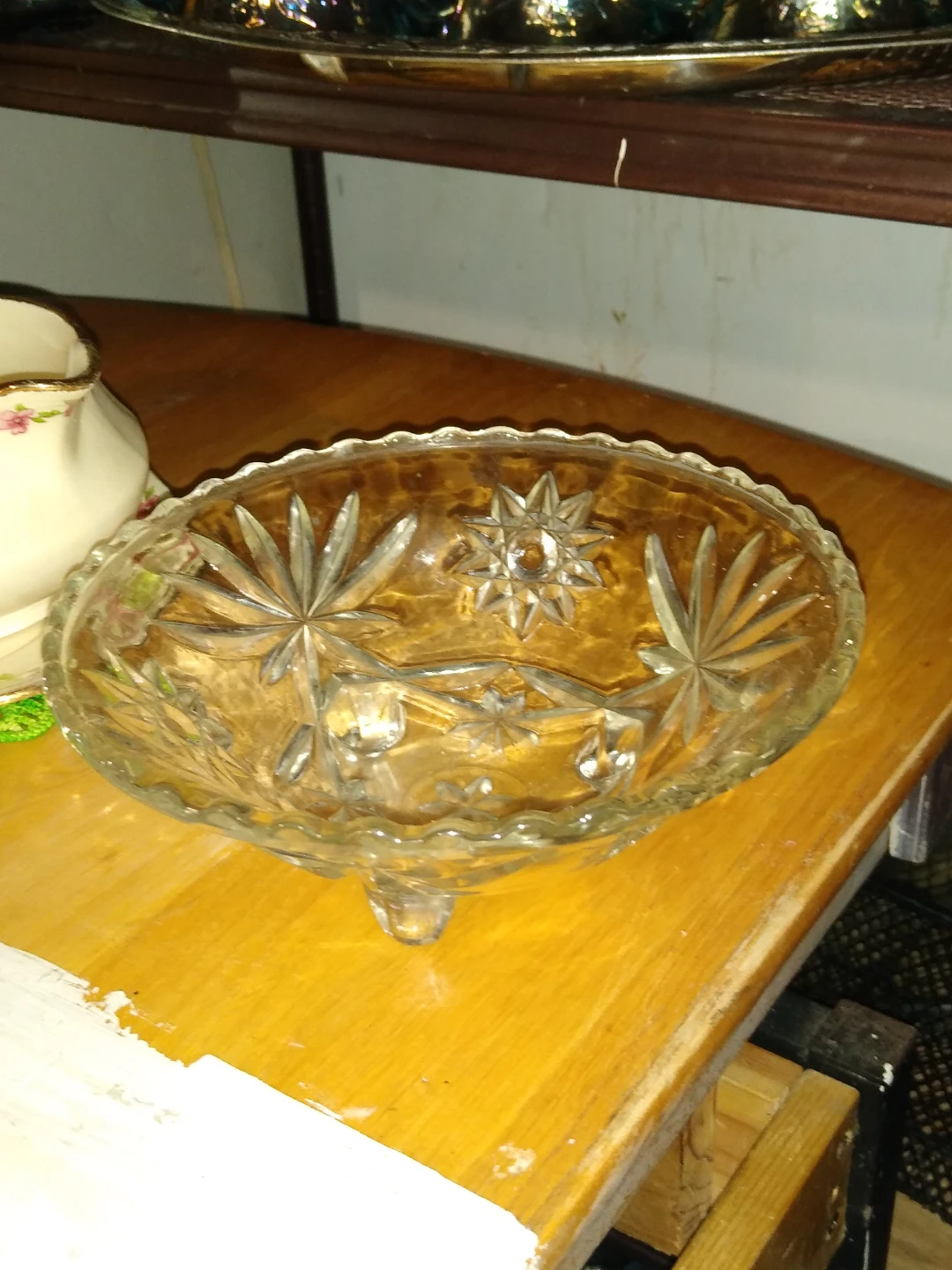 Crystal candy dish