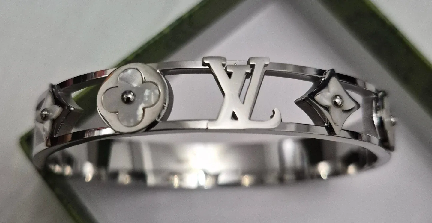 Louis Vuitton Silver Bangle Bracelet