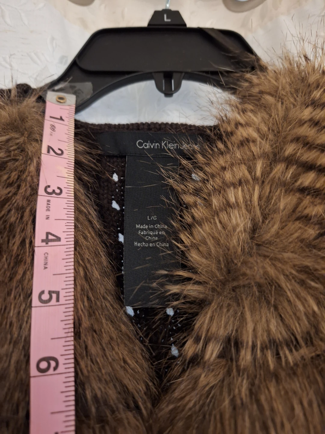 Calvin Klein Jeans Faux Fur Vest - L/G - photo 3