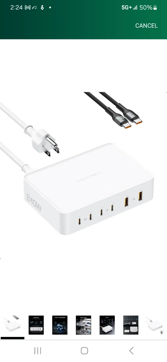 Voltme 240W USB-C Desktop Charger