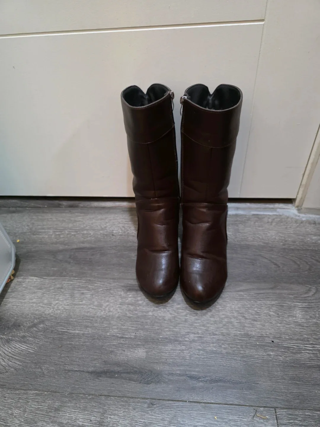 Brown Knee-High Boots