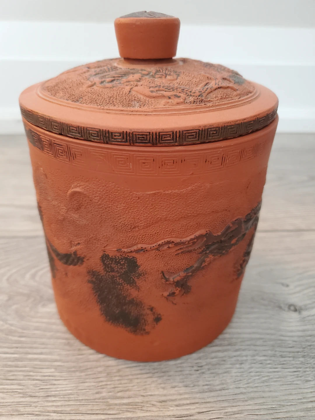 Terracotta Jar with Lid - photo 2
