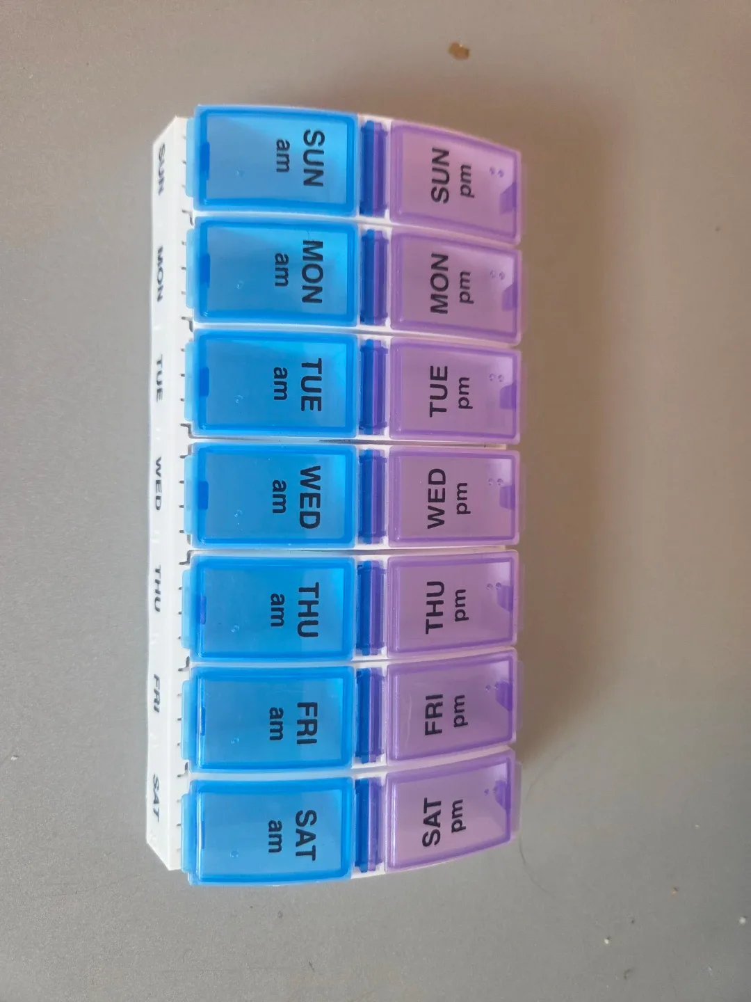 #Cleanout Weekly Pill Organizer