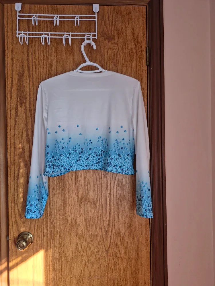 Butterfly Print Dress with Bolero Jacket image indicator(6)