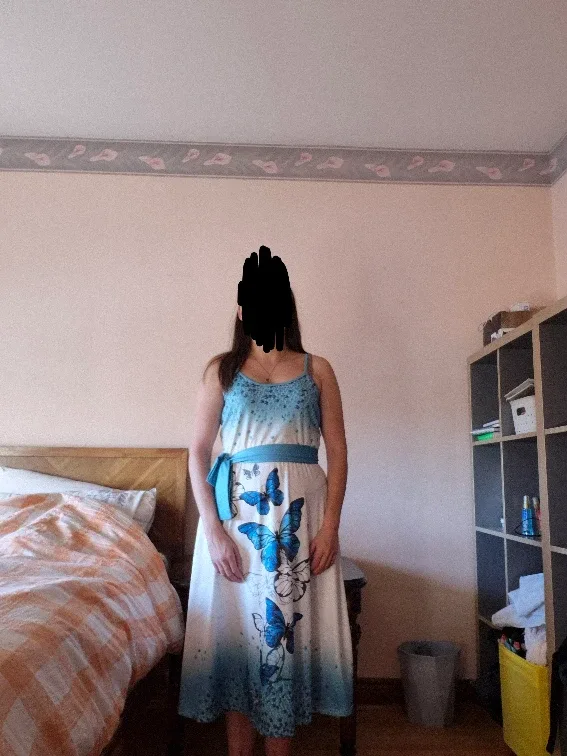 Butterfly Print Dress with Bolero Jacket image indicator(10)