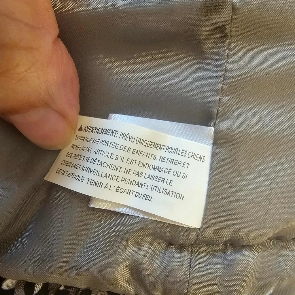 Grey, Black and White Pup Crew Dog Coat image indicator(10)