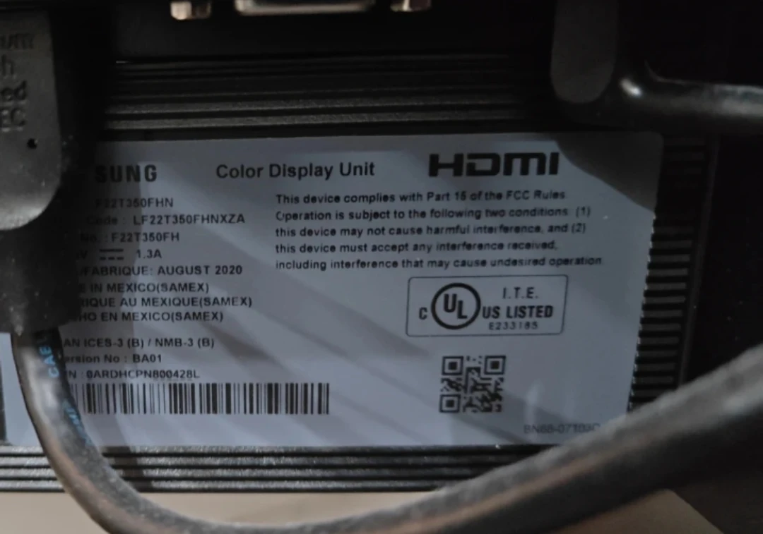 Samsung F22T350FHN 22" Monitor - photo 2