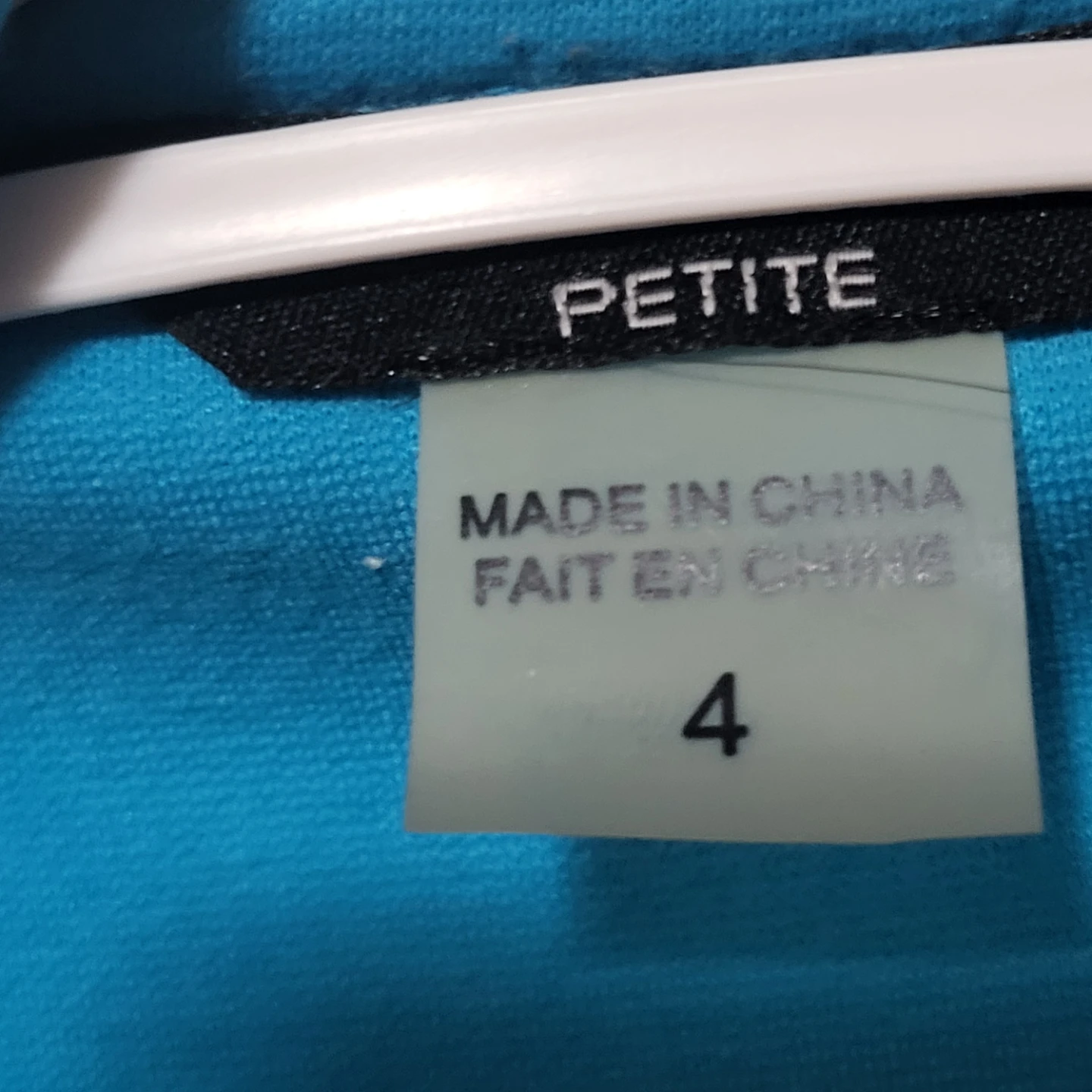 Turquoise Moto Jacket - Size 4 Petite - photo 3