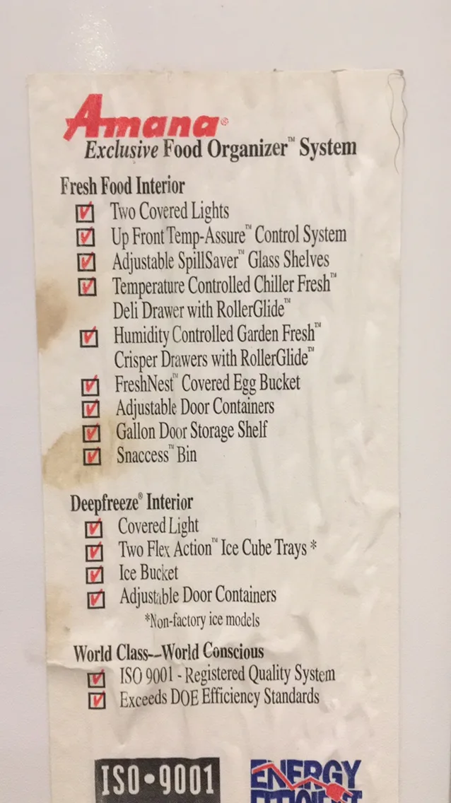 Amana Fridge - Exclusive Food Organizer System image indicator(4)