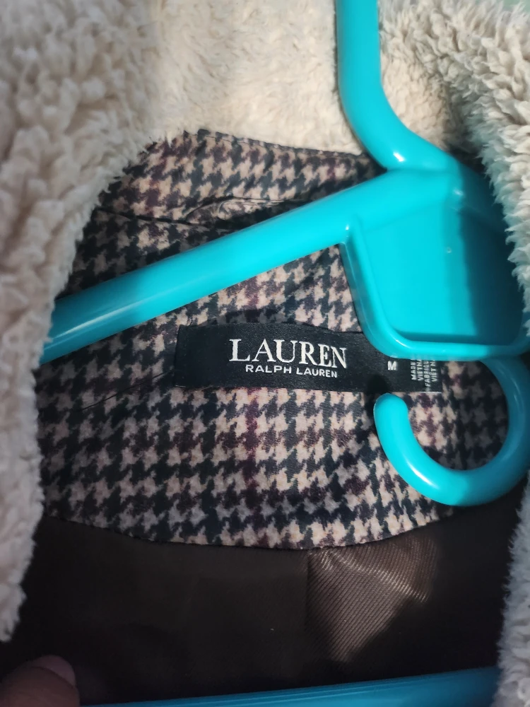 Lauren Ralph Lauren Houndstooth Quilted Jacket - Size M - photo 2
