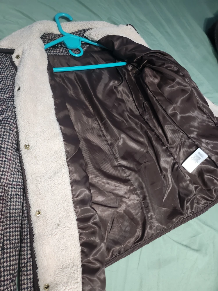 Lauren Ralph Lauren Houndstooth Quilted Jacket - Size M - photo 4
