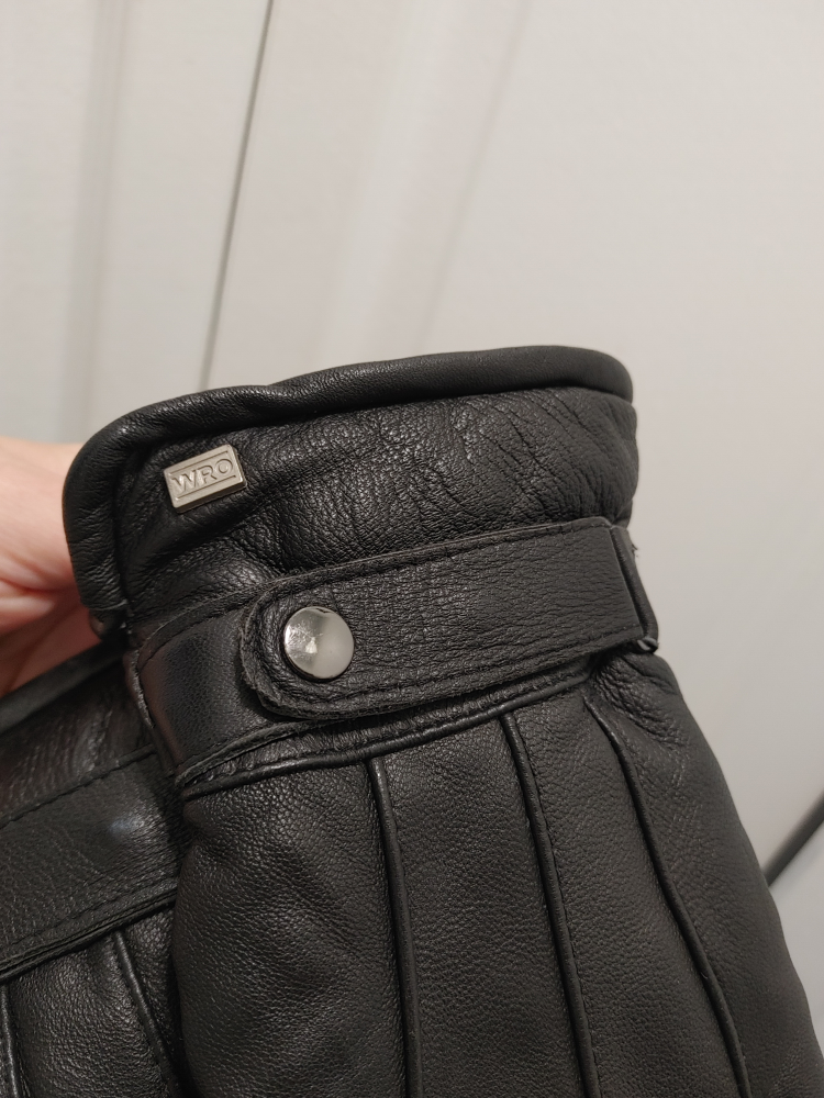 Men's  Black Leather Gloves 100% Goatskin leather - photo 3