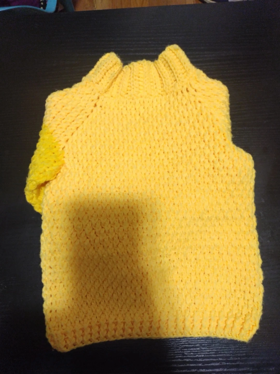 Yellow Knit Sweater - photo 3