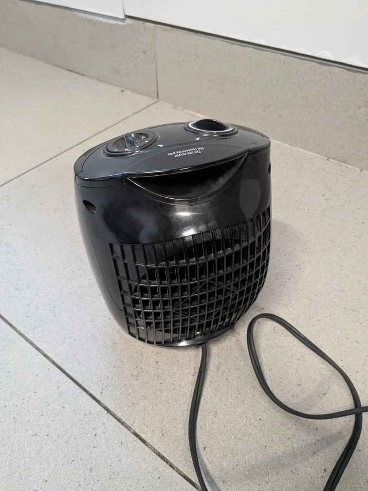 Black Portable Space Heater ceramic - photo 2