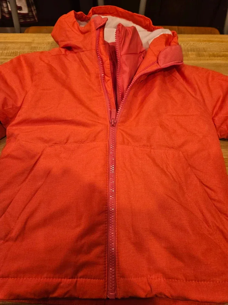 All in Motion Kids' Orange Puffer Jacket XS image indicator(2)