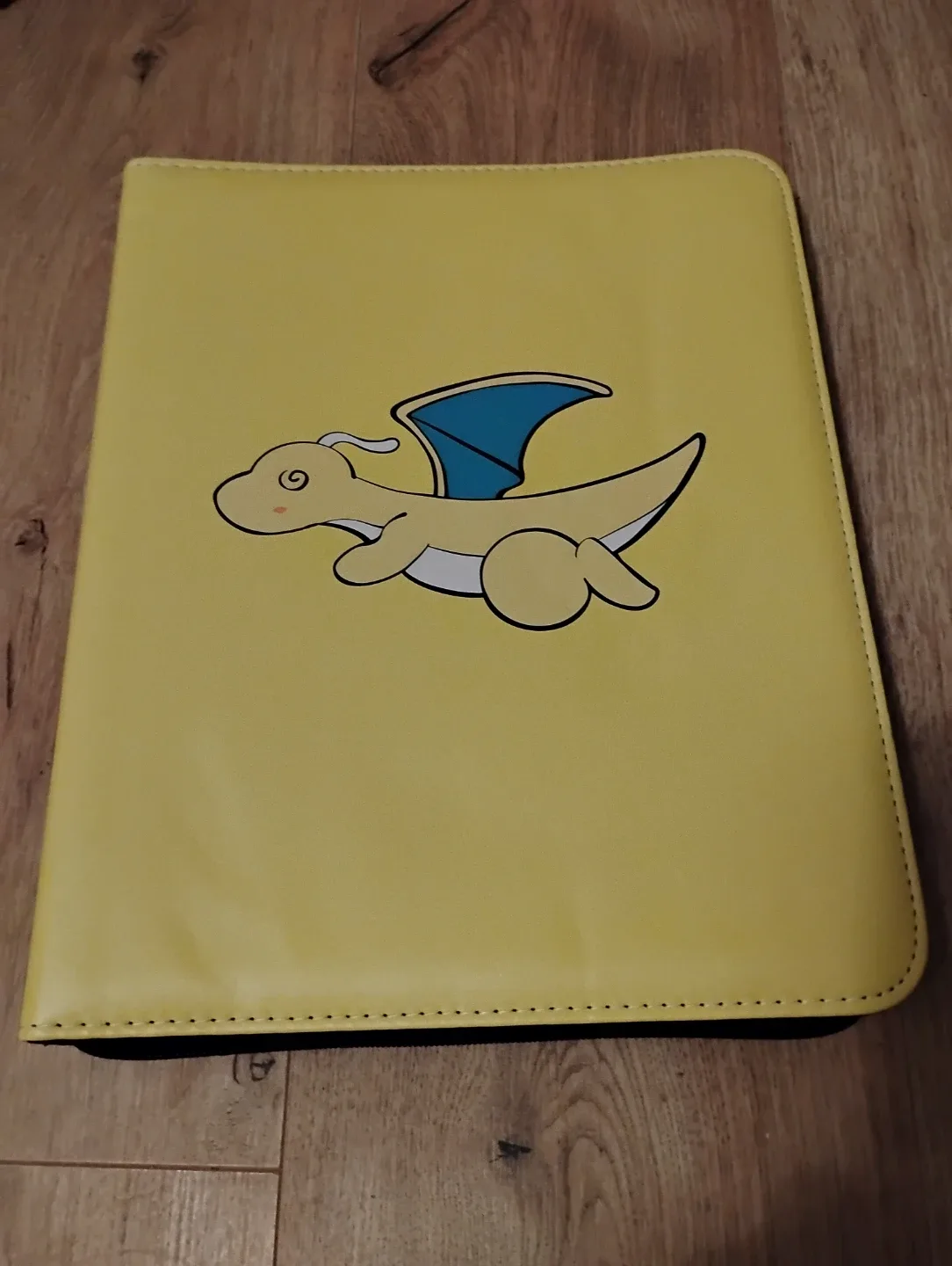Dragonite Pokemon Card Binder - Yellow